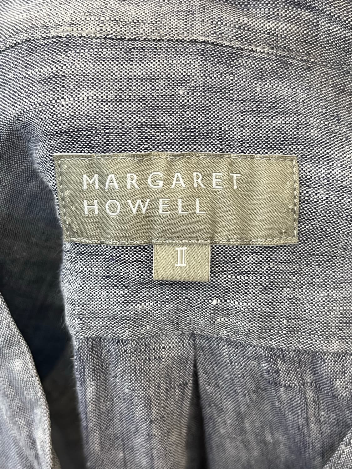 마가렛호웰 하프 버튼 린넨 셔츠 상품이미지8