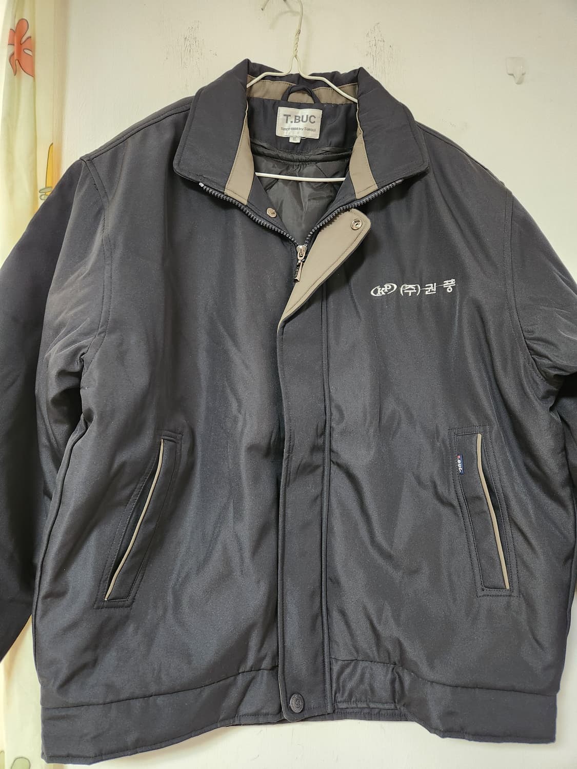 T.BUC 남성 작업복 점퍼 유니폼 네이비 XL 상품이미지2
