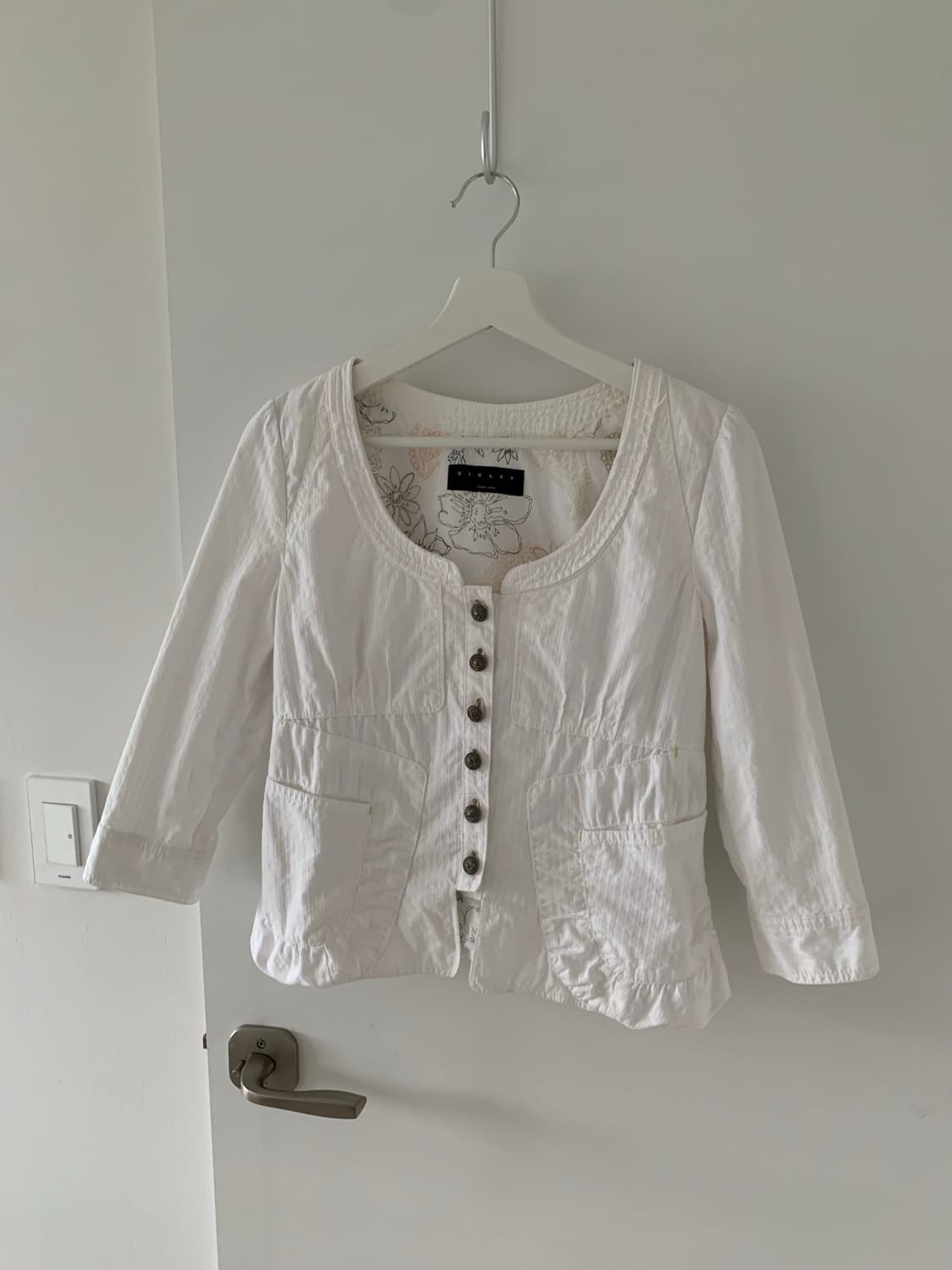 SISLEY 화이트 자켓 상품이미지9