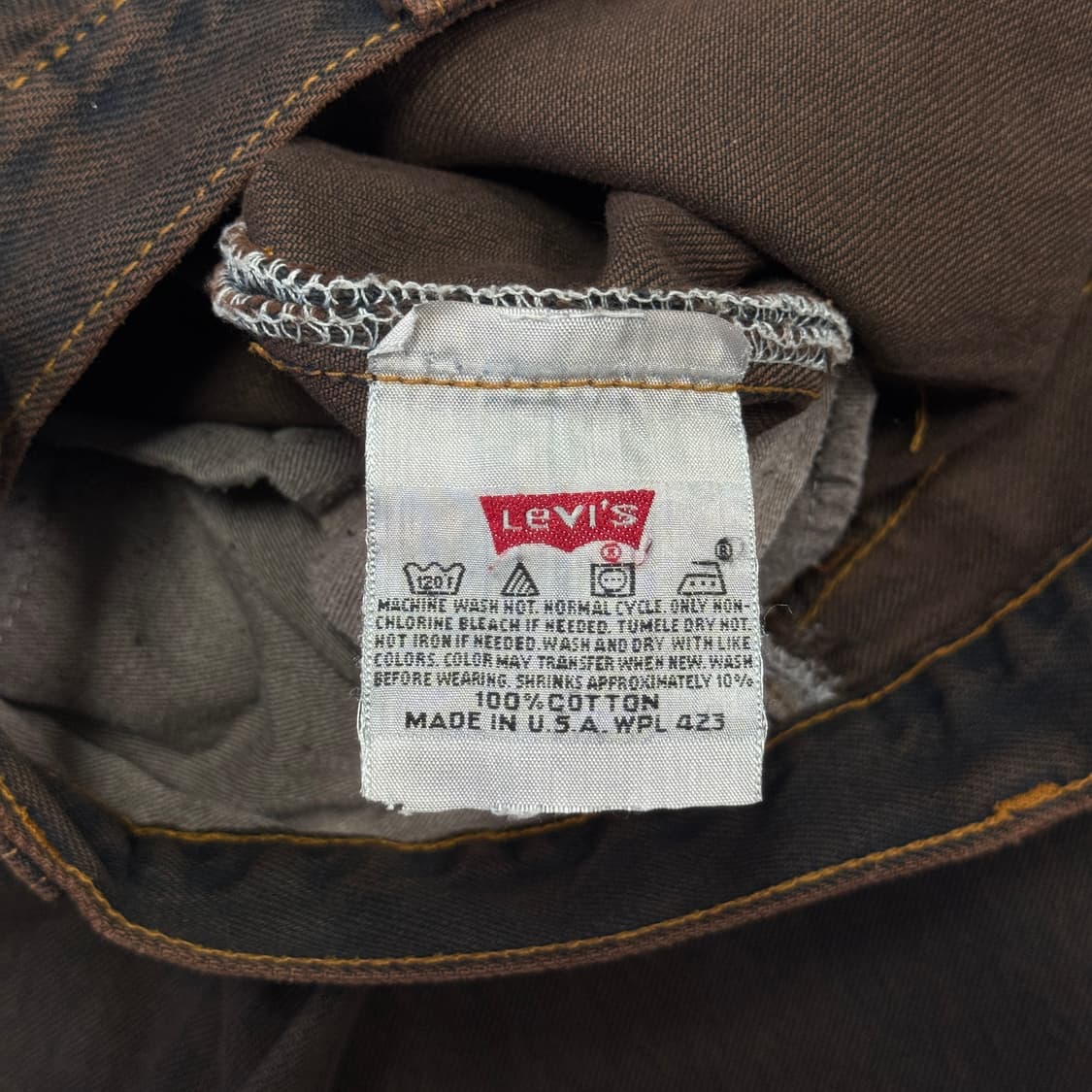 리바이스 90s 블랙브라운 워싱 501 36(32~34) 상품이미지8
