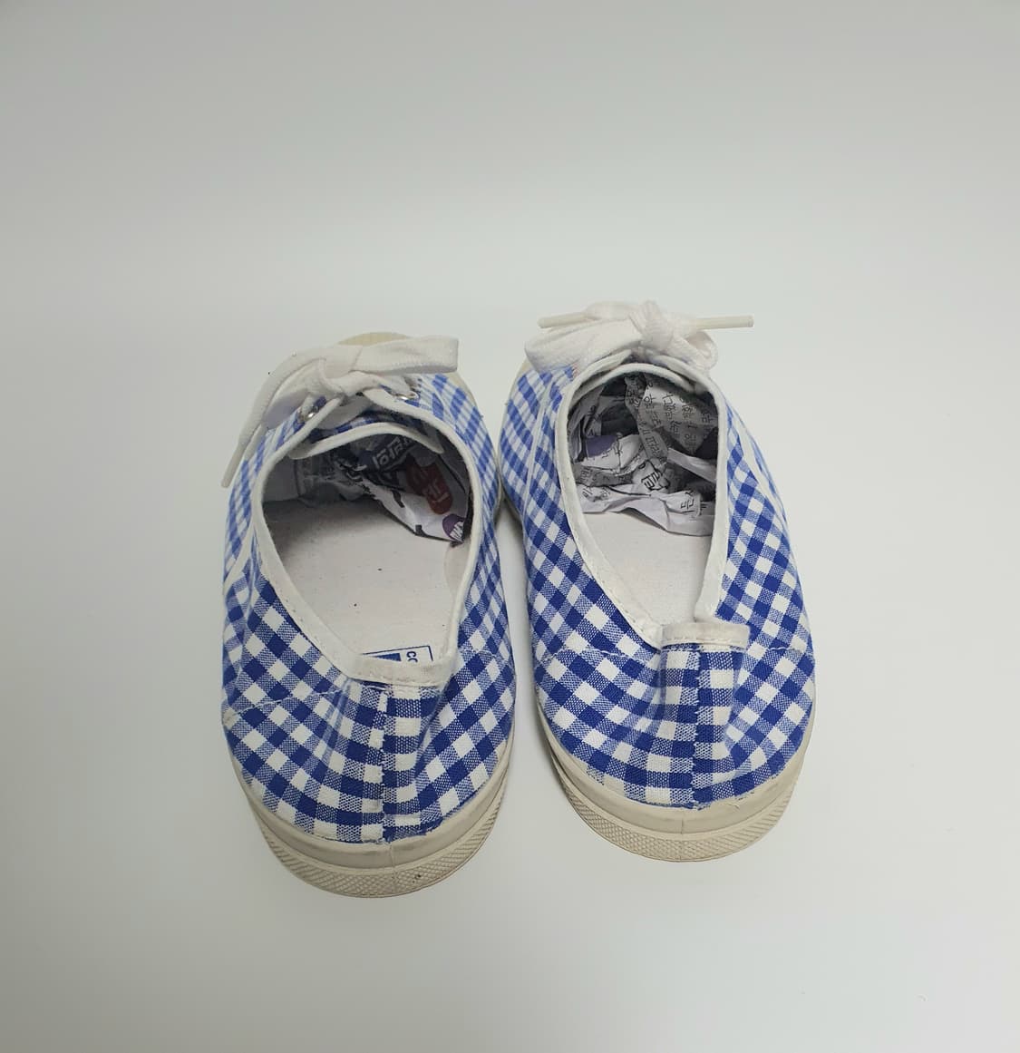 벤시몽 리미티드 체크 레이스업 스니커즈 240~245 상품이미지3