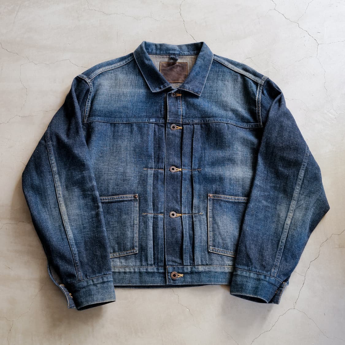 [40] 타이가 타카하시 25fw Lot 714 데님자켓 데미지드 인디고 상품이미지1