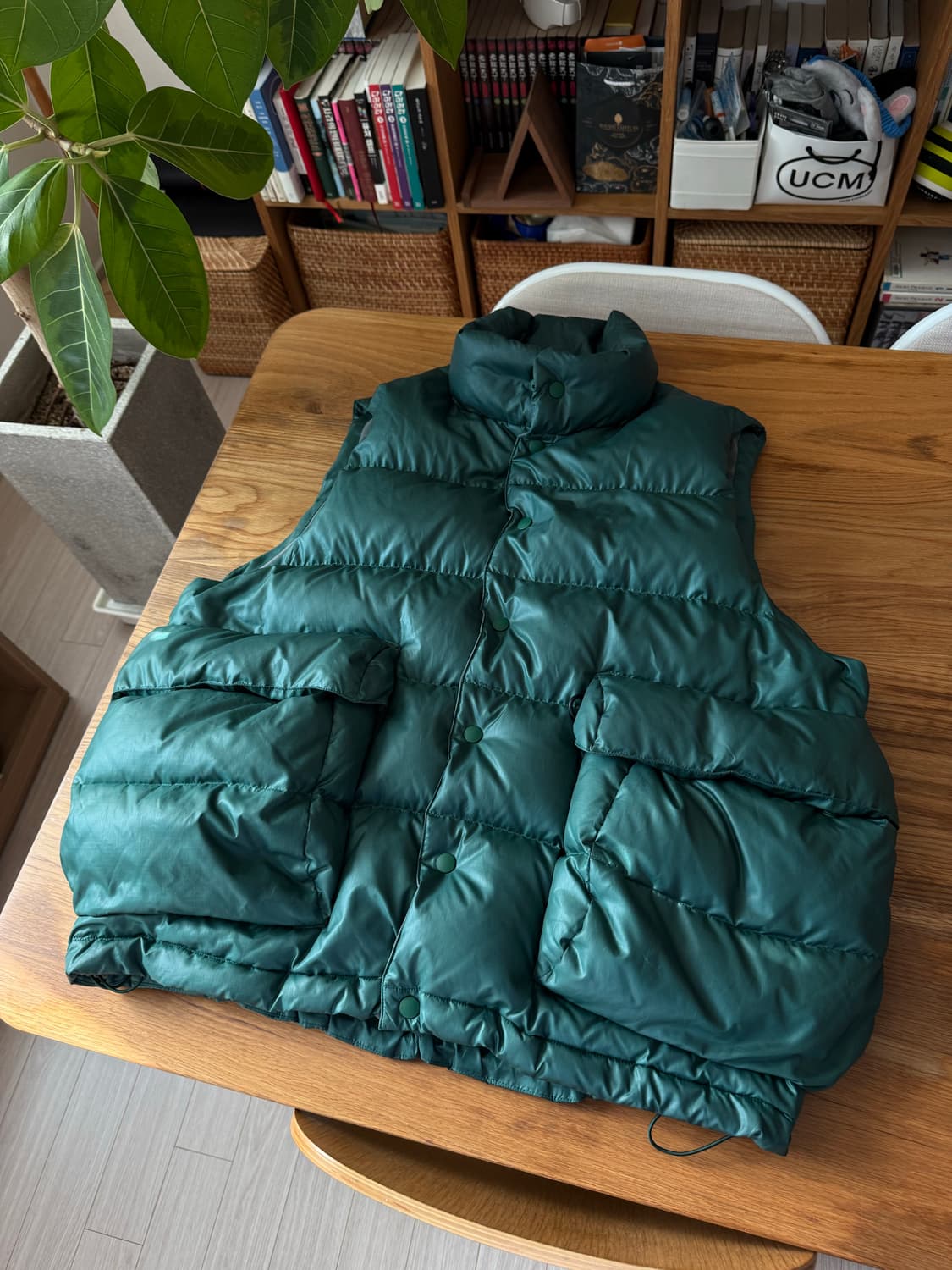 다이와피어39 다운 베스트 패딩 L 그린 상품이미지1