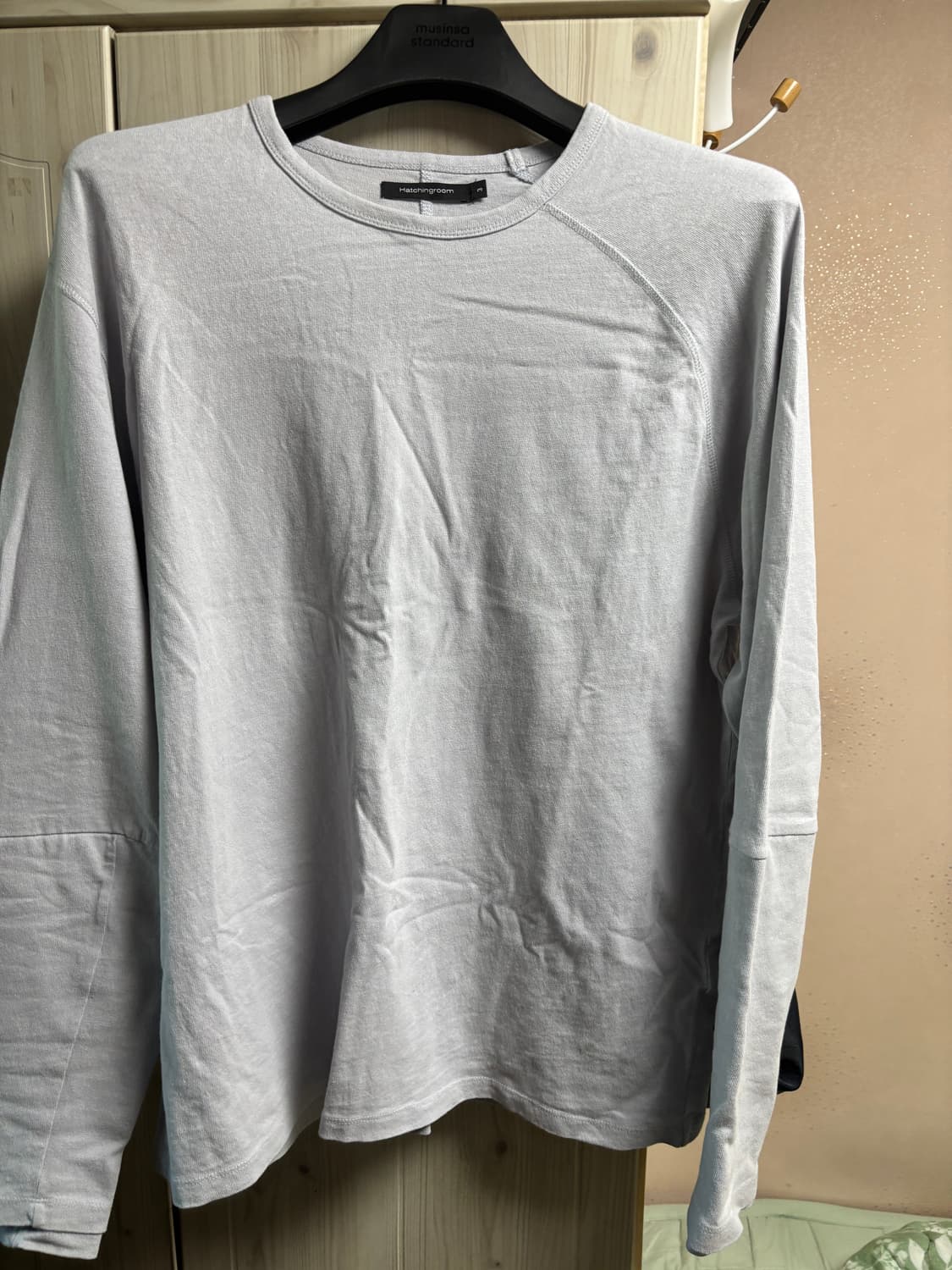 해칭룸 더블 슬리브 티 클라우드 상품이미지1