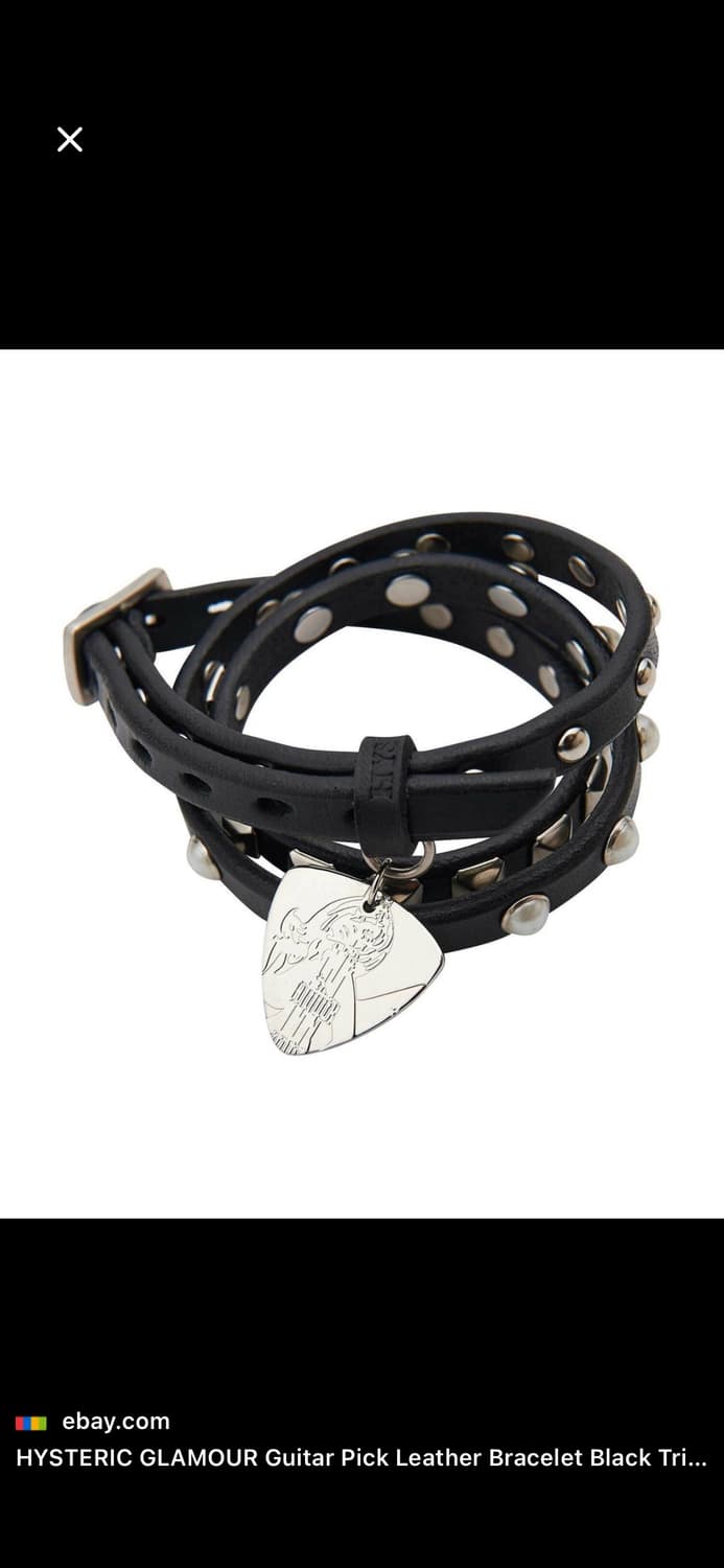 히스테릭글래머 피크 레더 브레이슬릿 상품이미지4