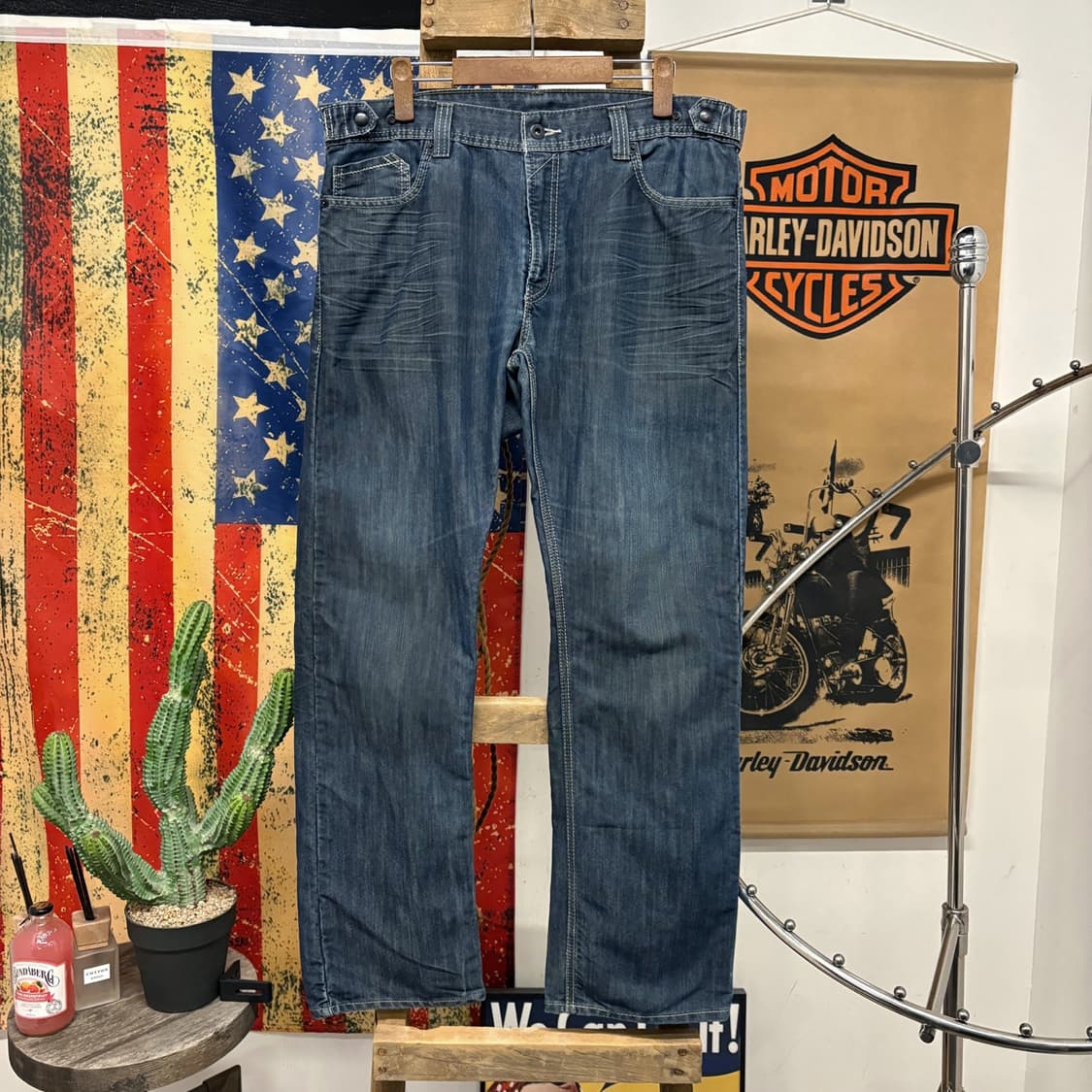 리바이스 514 워크웨어 페이딩 슬림 스트레이트 데님팬츠 N188 상품이미지1