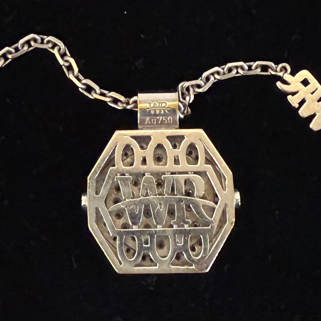 워치링 AP 풀다이아 목걸이 L사이즈 화이트골드 상품이미지5