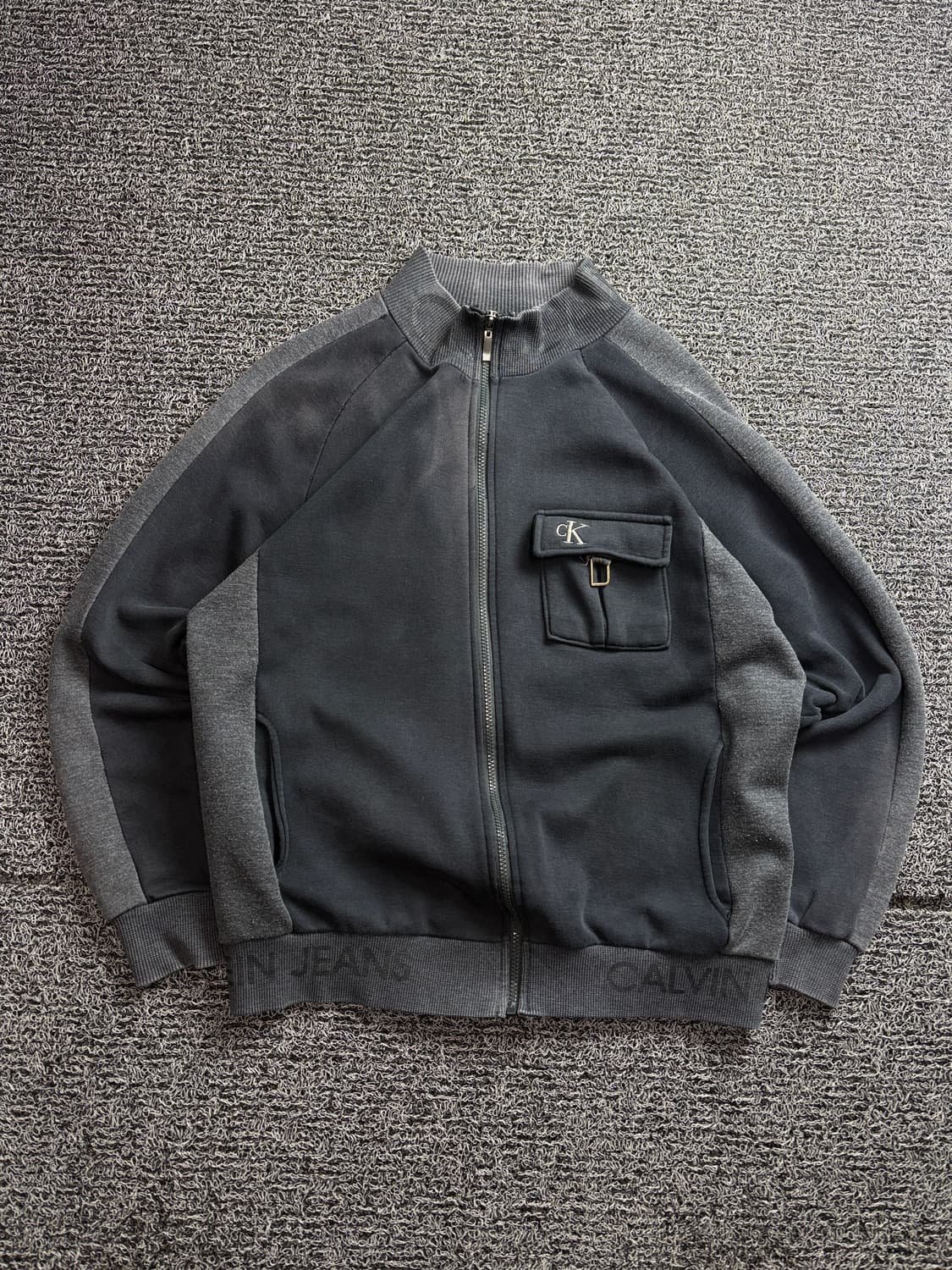 00s 캘빈 클라인 테크니컬 포켓 디테일 플리스 자켓 2962 상품이미지2