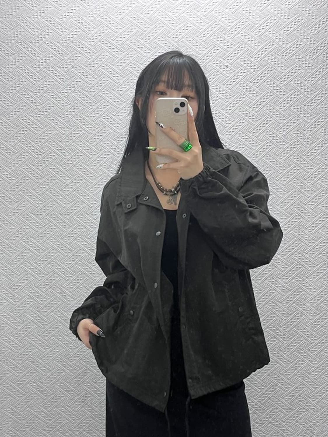 프리즘웍스 모던시크 헌팅 바람막이 자켓 L C08655 상품이미지1