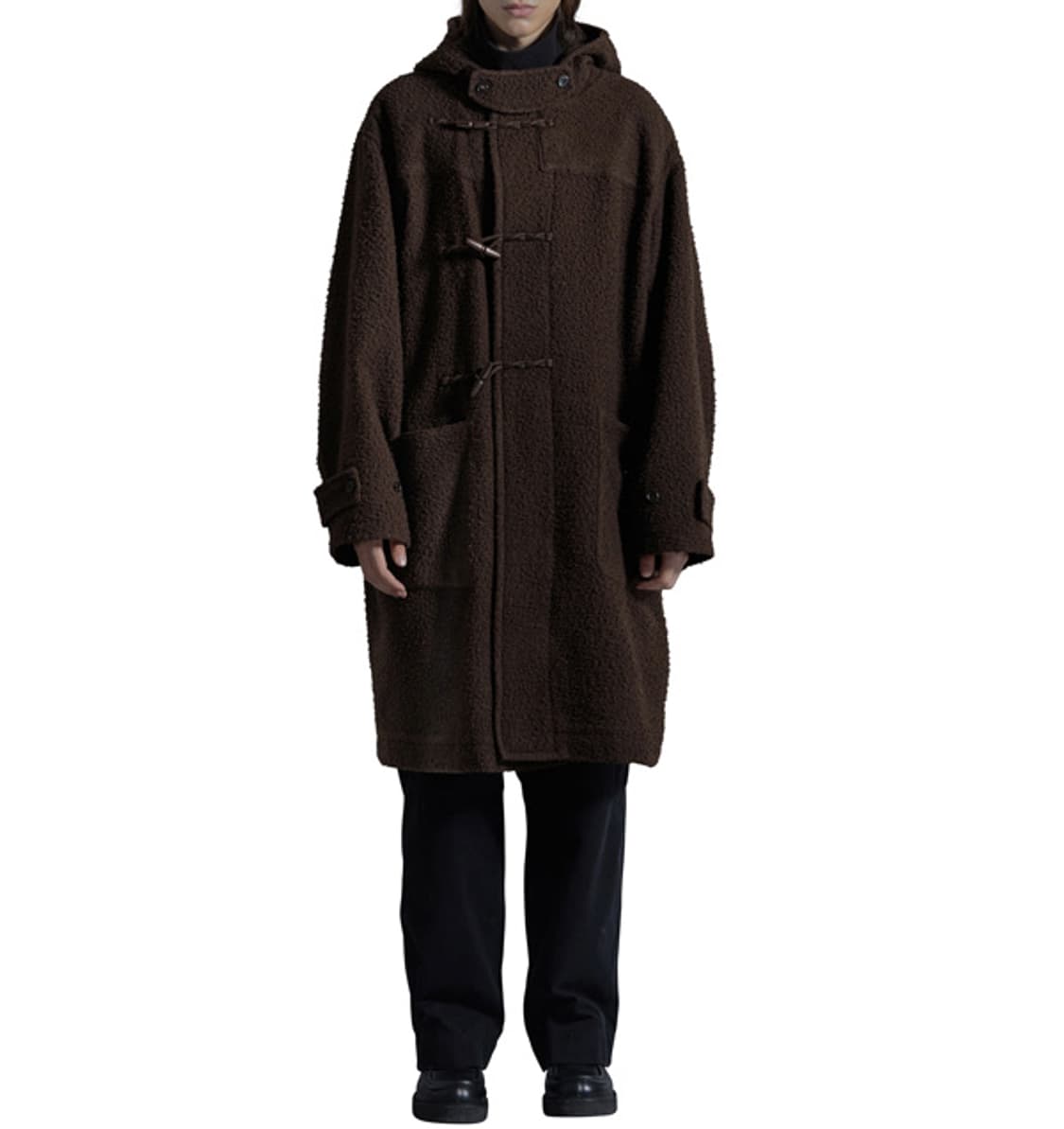 [5] 브라운야드 카센티노 더플 코트 브라운 상품이미지2