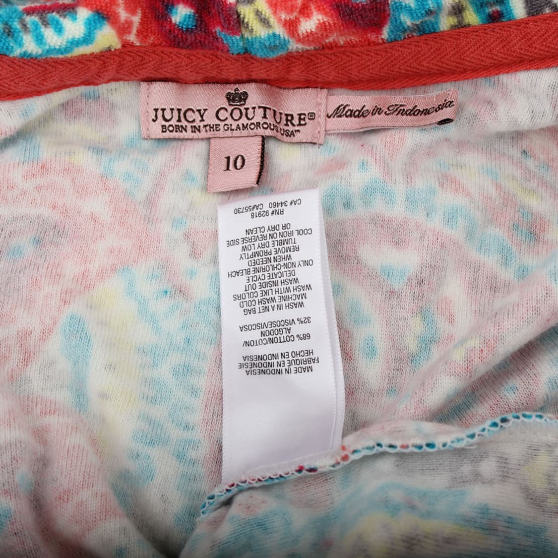 쥬시꾸뛰르 멀티프린트 집업 후드 점퍼 (66) 상품이미지4