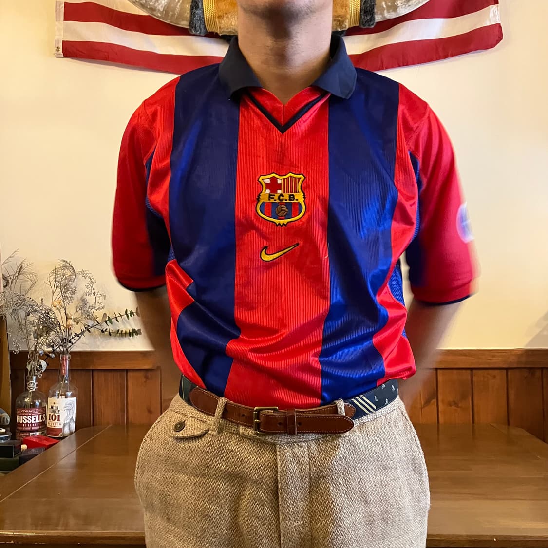 00-01 Nike FC바르셀로나 져지 XL 상품이미지7