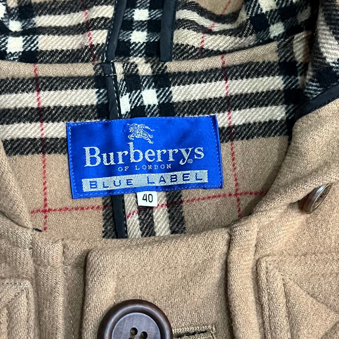  버버리 블루라벨 후드 울 코트 y14815 상품이미지6
