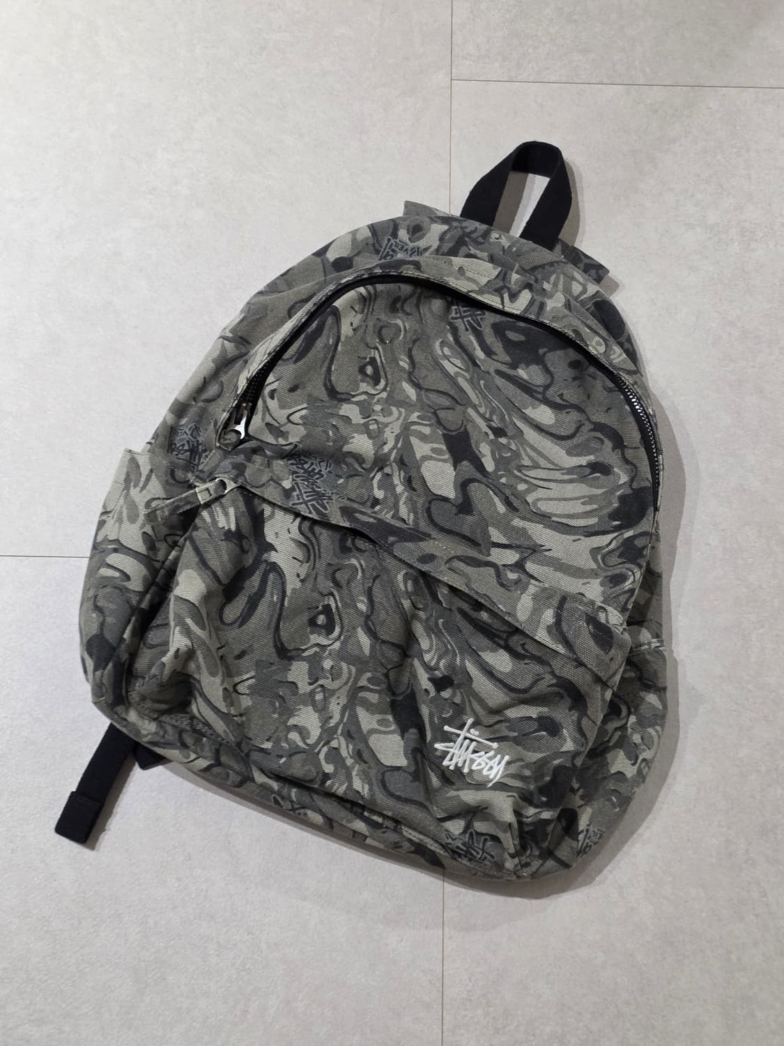 스투시 캔버스 백팩 베일 카모 상품이미지2