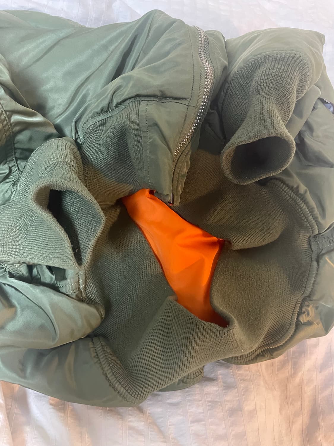 알파인더스트리 ma-1 세이지 XL 상품이미지7