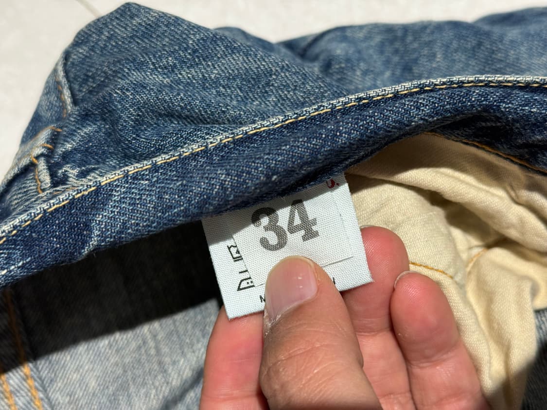 웨어하우스 1105 미디움 인디고 34사이즈 상품이미지2