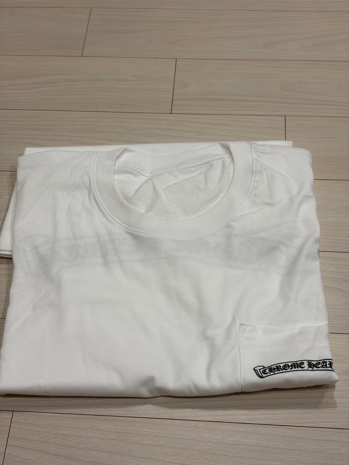 [NEW][XL] CHROME HEARTS SCROLL LOGO TEE 상품이미지1