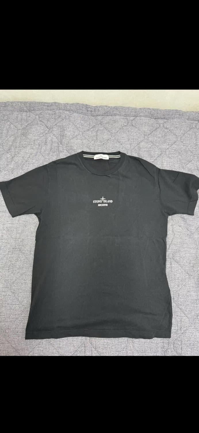 스톤아일랜드 아카이브 블랙 반팔티(L) 상품이미지3