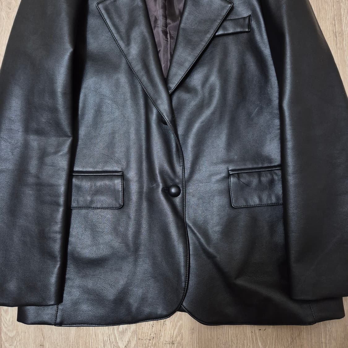 애플 델리키어스 싱글 레더 라이더 가죽자켓 상품이미지3