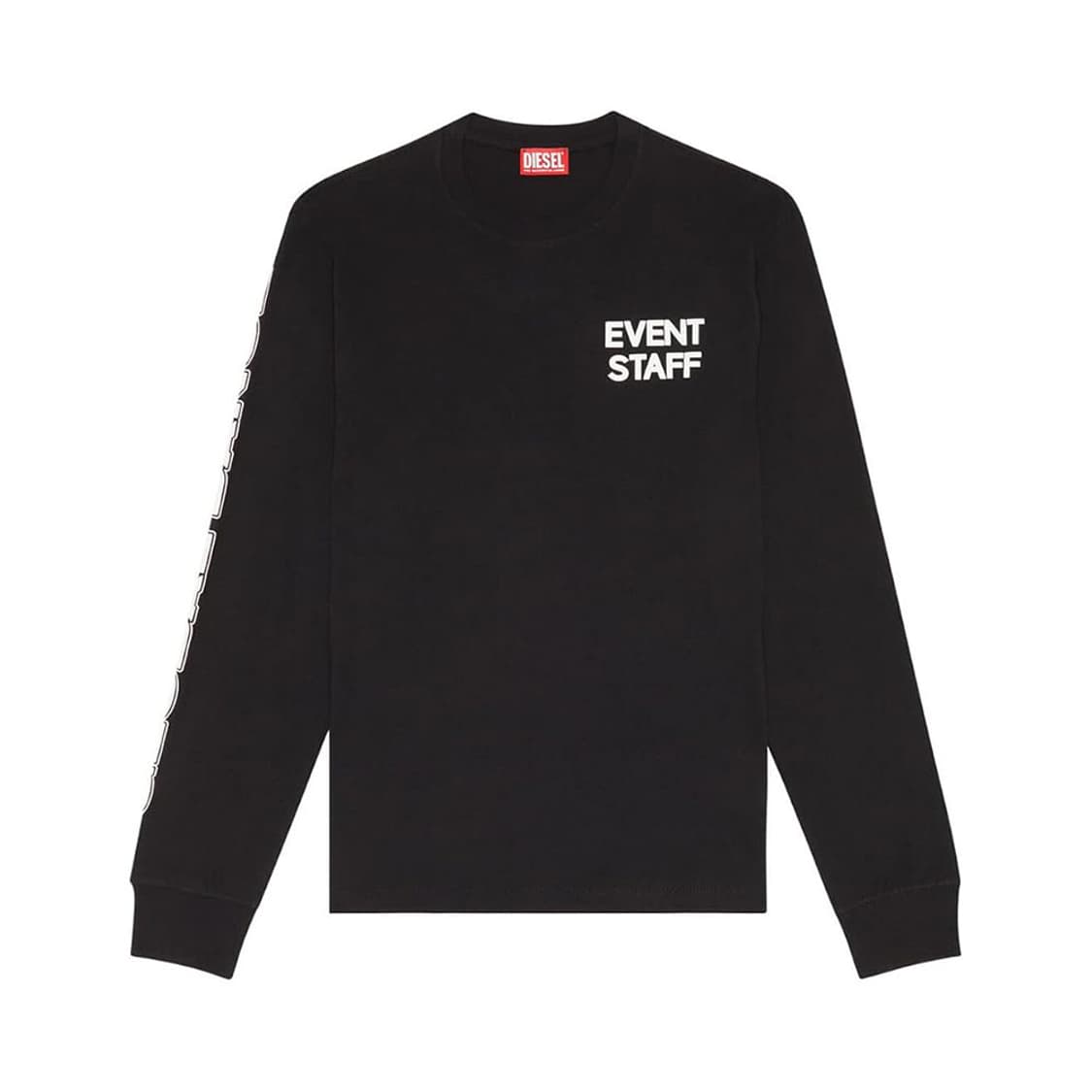 [L, XXL] 디젤 이벤트 스탭 티셔츠 블랙 상품이미지1
