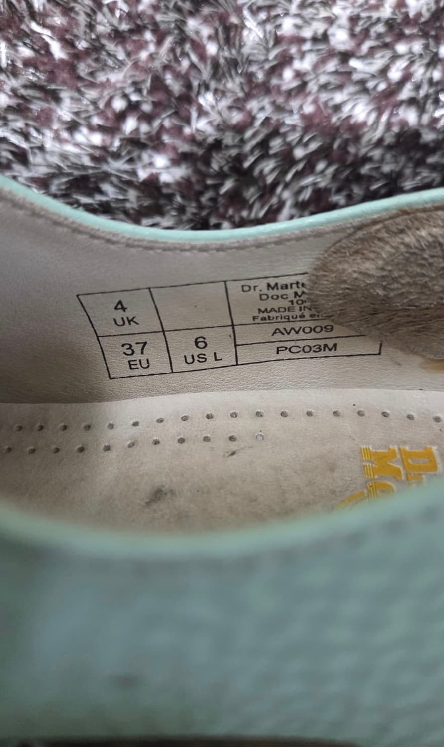 닥터마틴 민트 3홀 상품이미지3
