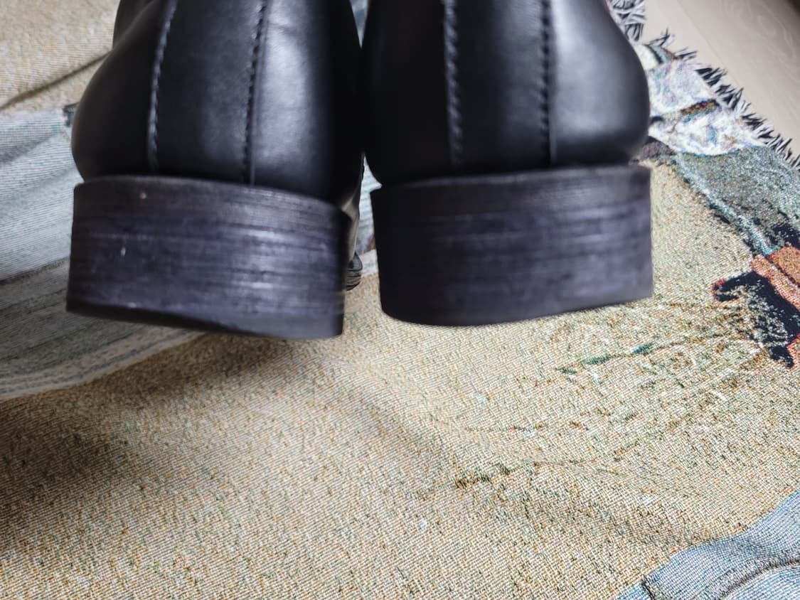 훕데두 블랙 레더 구두 상품이미지6