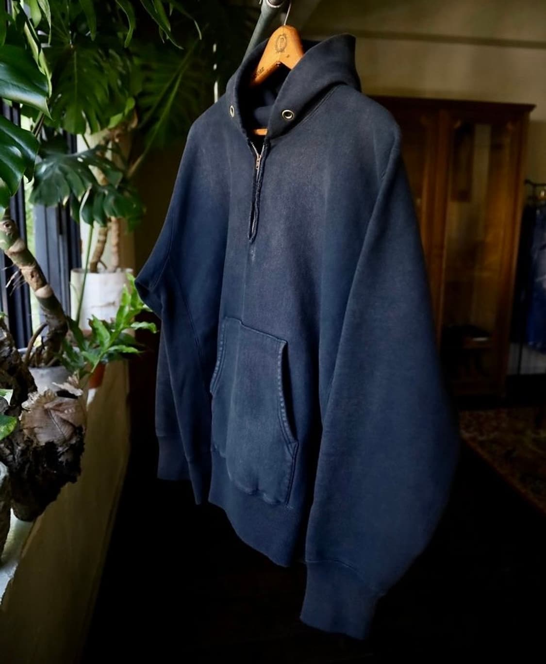 [3]아프레쎄 Vintage Half Zip Sweat Hoodie 상품이미지3