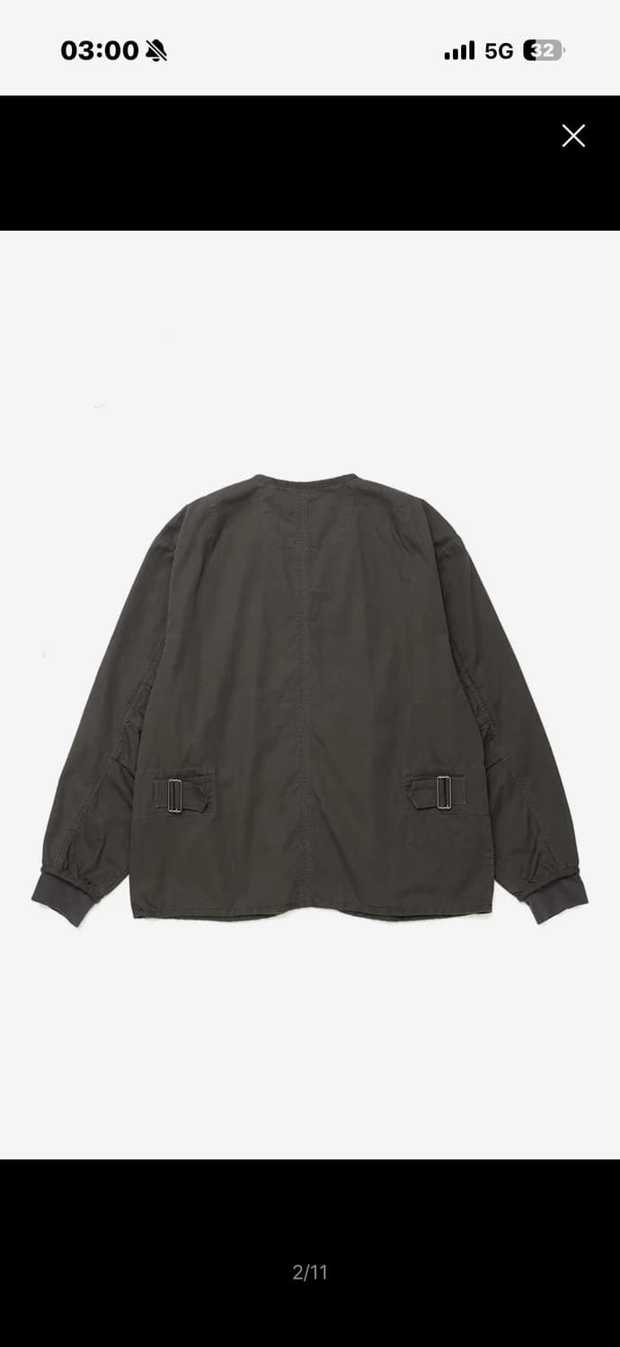 해칭룸 라이너 자켓 머드 브라운 상품이미지2