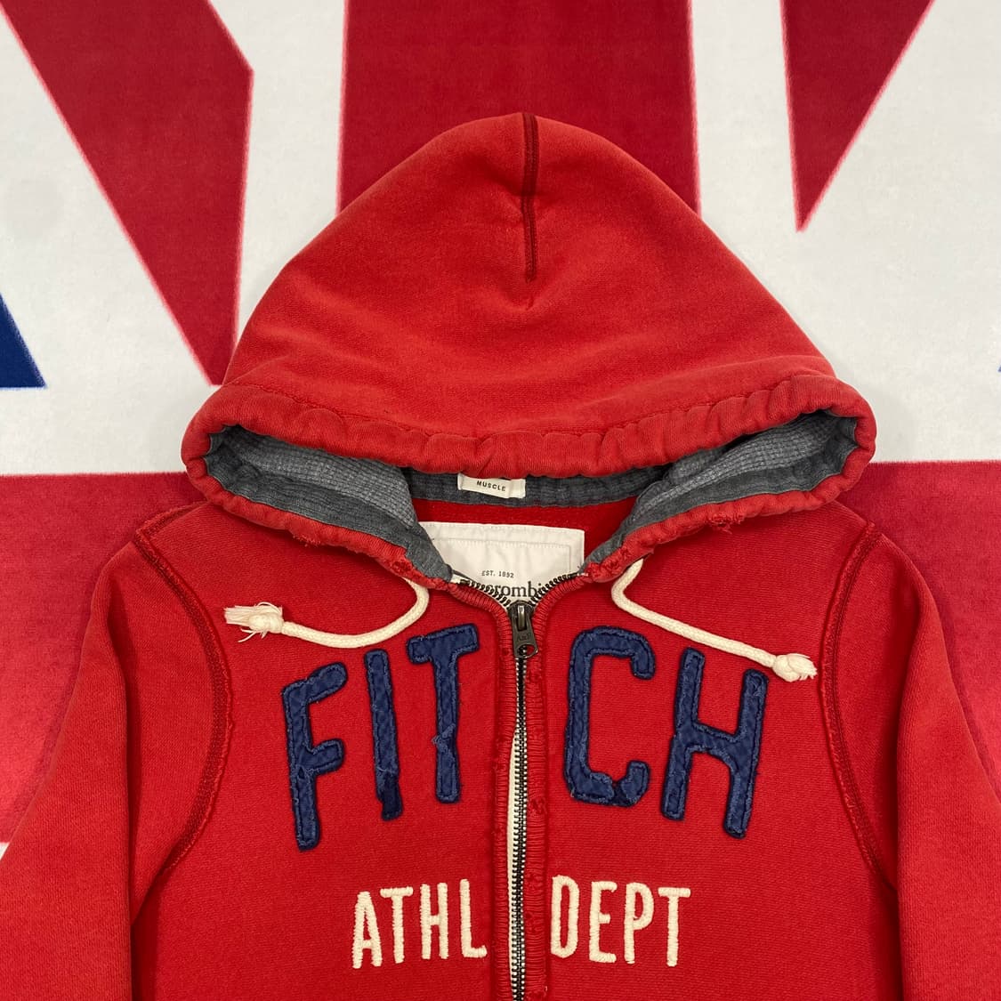 아베크롬비 디스 후드집업 M  상품이미지3