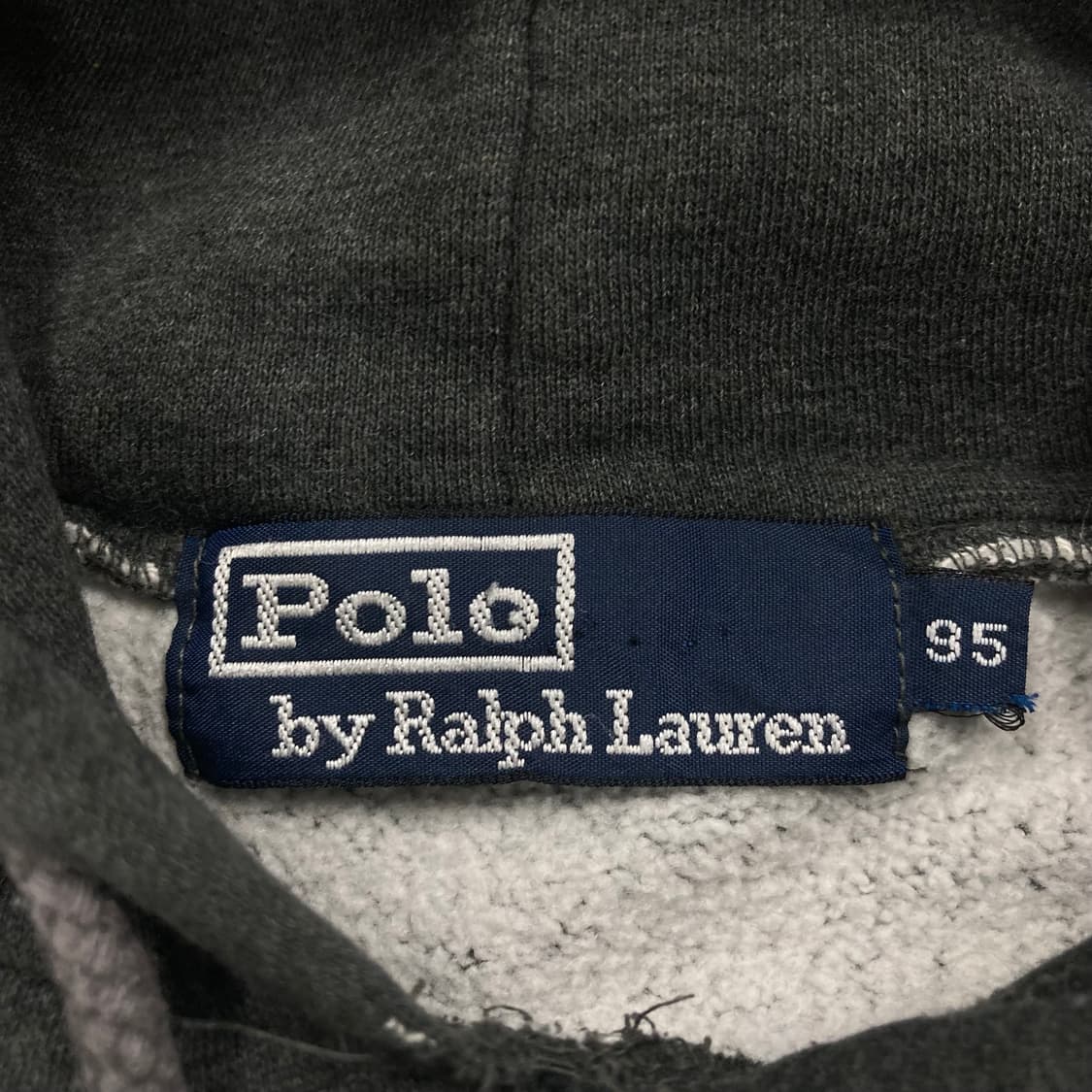 폴로 랄프 로렌 차콜 컬러 스몰 포니 후드티 상품이미지3
