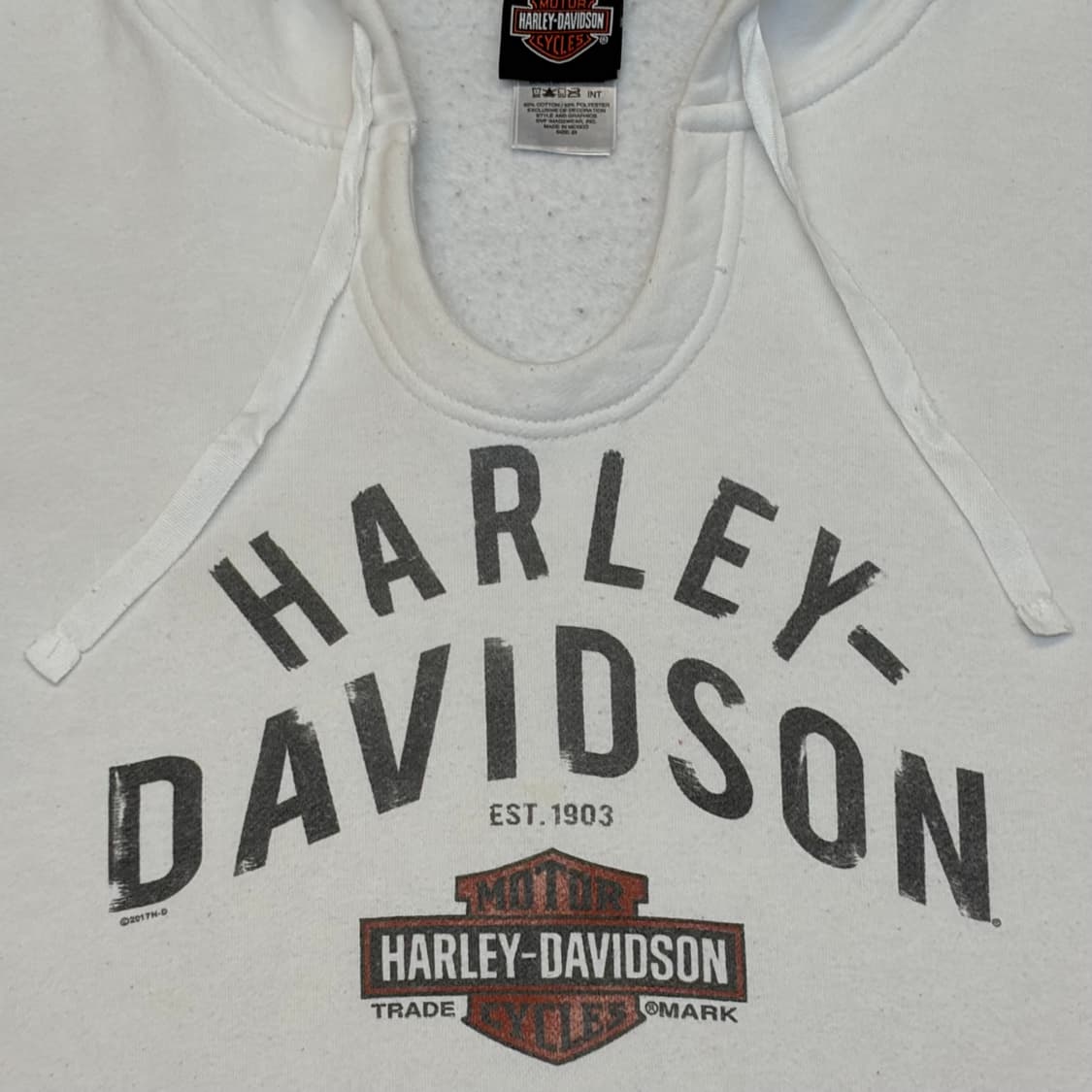 00s 미국 빈티지 할리데이비슨 빅로고 후드티 후드집업 상품이미지4
