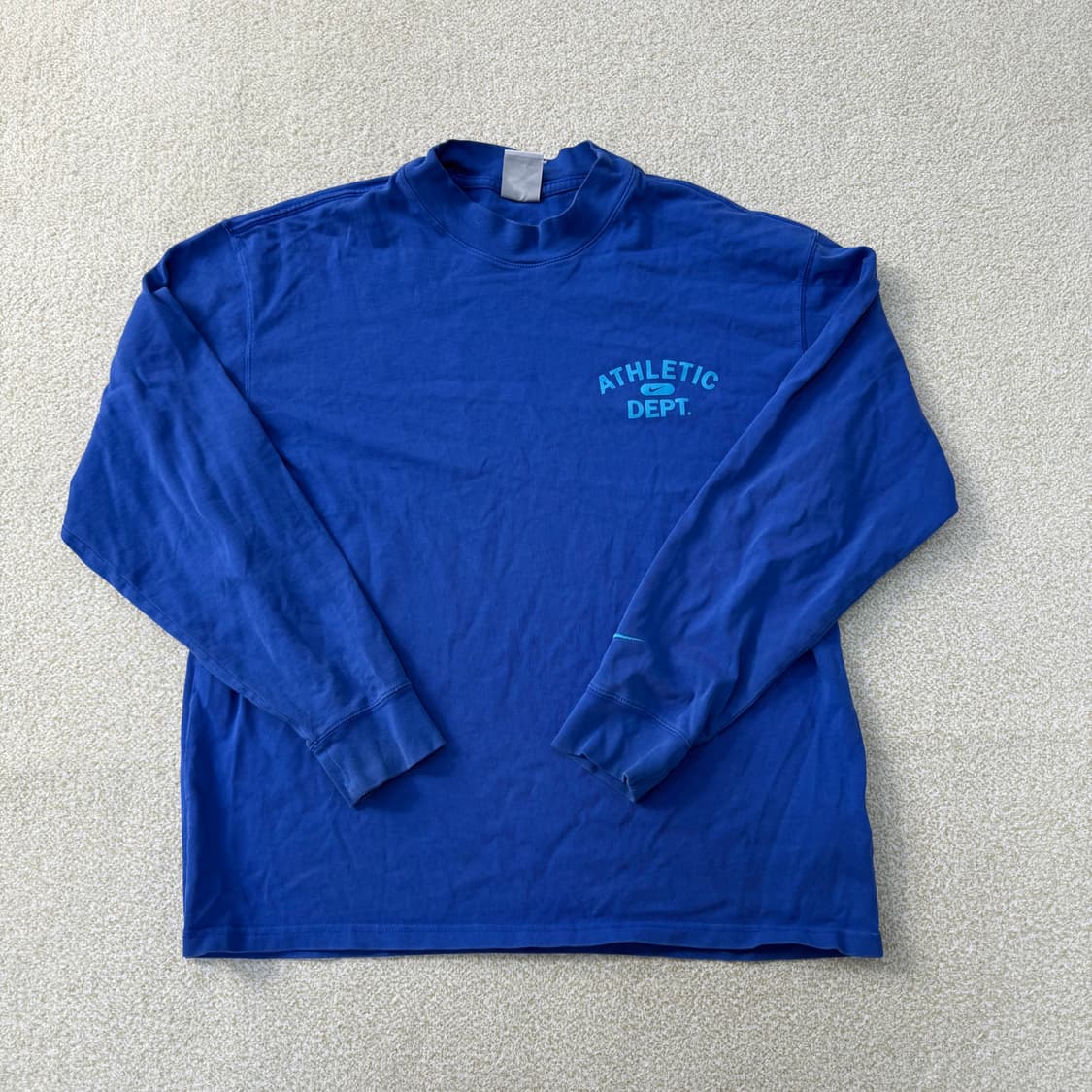 [XL] 나이키 애슬레틱 블루 긴팔티셔츠 0102T1 상품이미지1