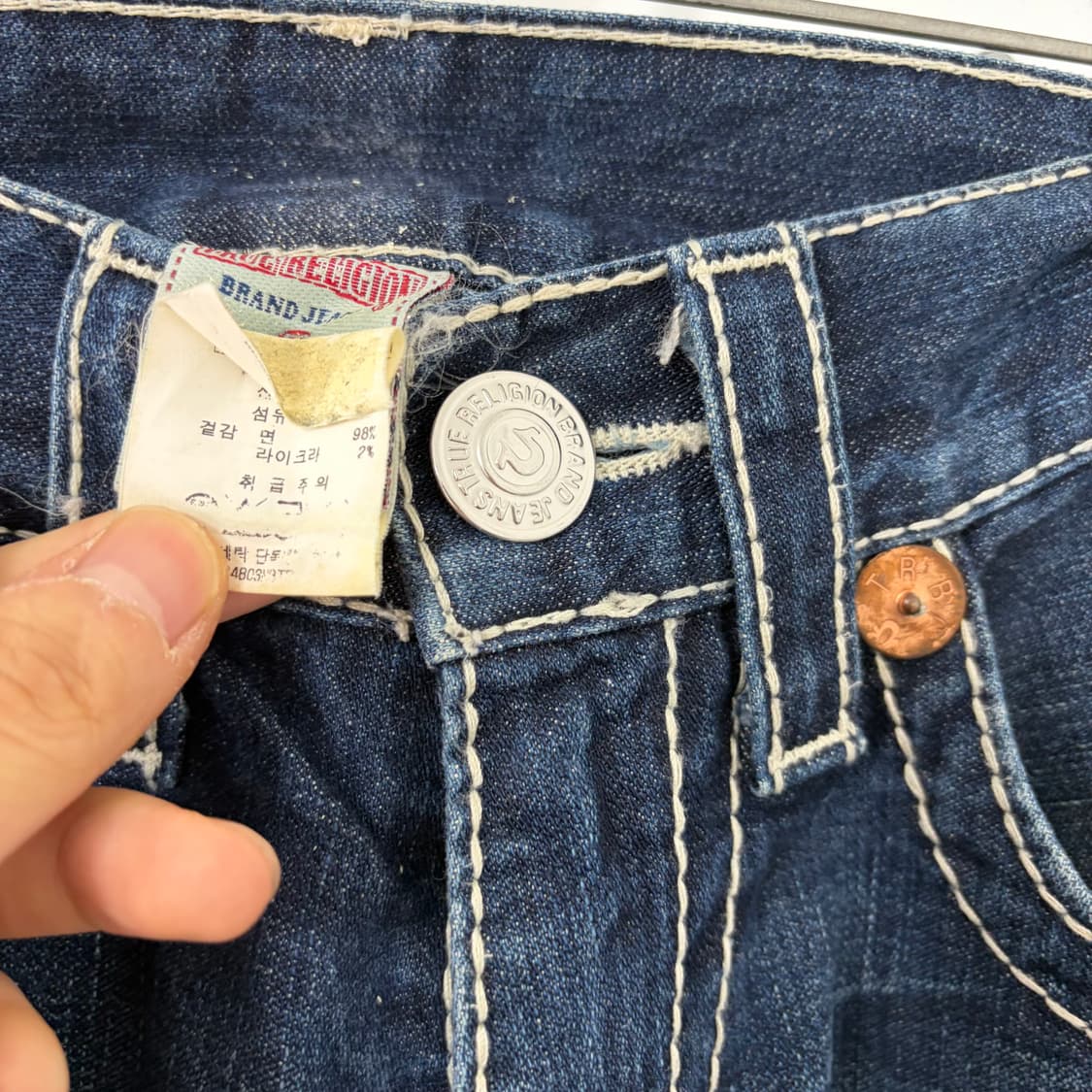 트루릴리전 부츠컷 데님 팬츠 상품이미지8