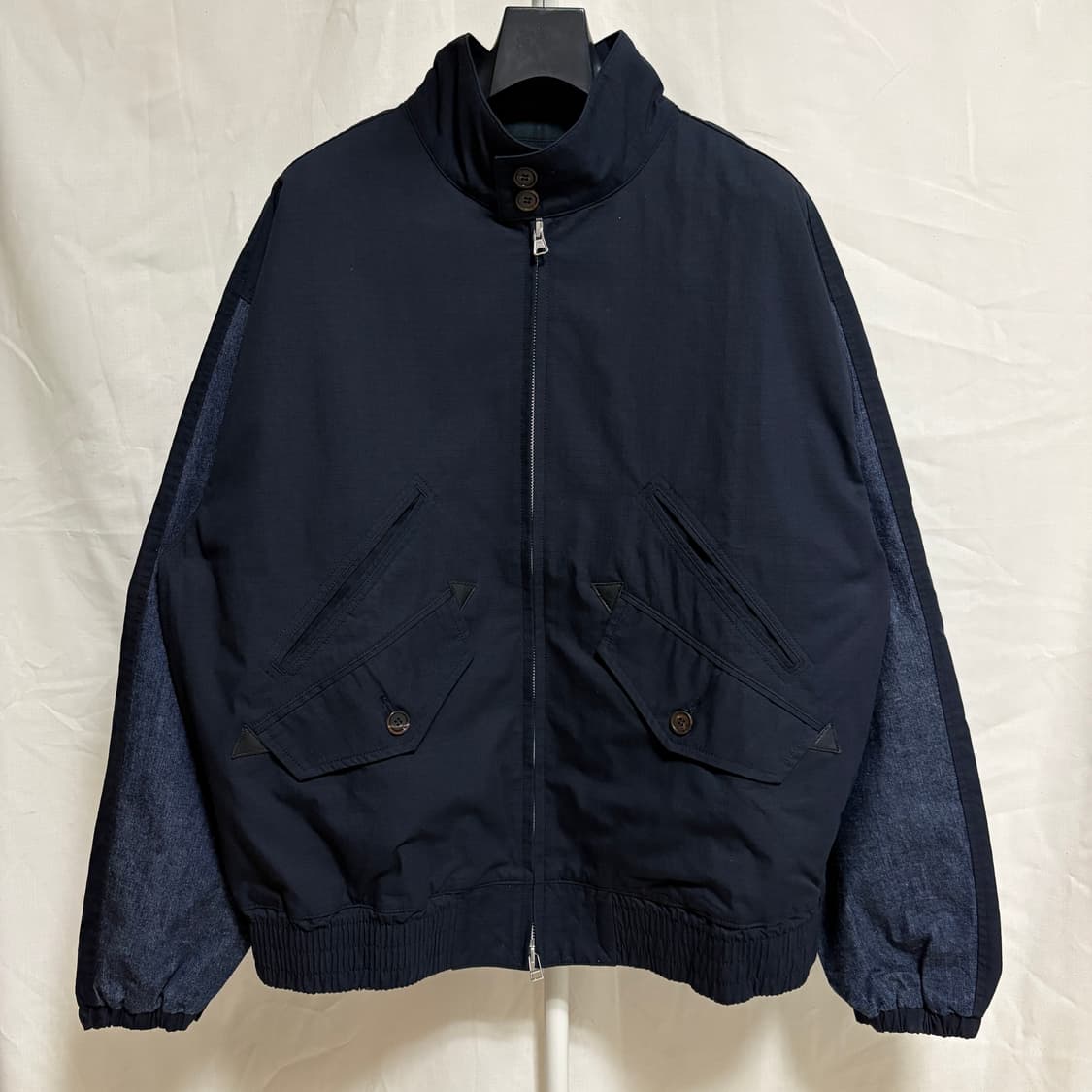 네이머클로딩 립스탑 믹스드 스윙자켓 / 네이비, XL 상품이미지1