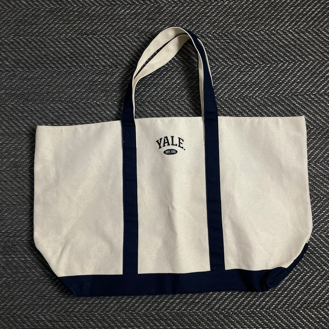 YELE 예일 투톤 캔버스 에코 도트백 y 3985 상품이미지2