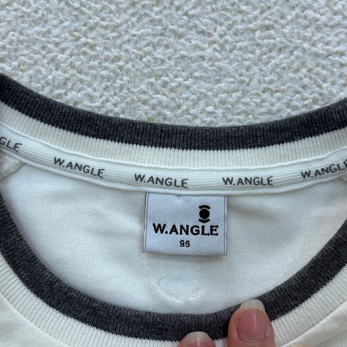 95 와이드앵글 긴팔 맨투맨 티셔츠 0330E 상품이미지3