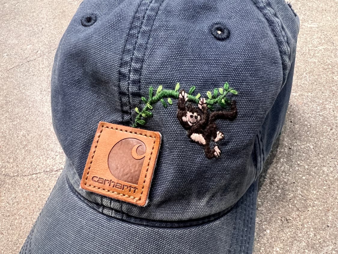 Handmade 칼하트 볼캡 Monkey 상품이미지2