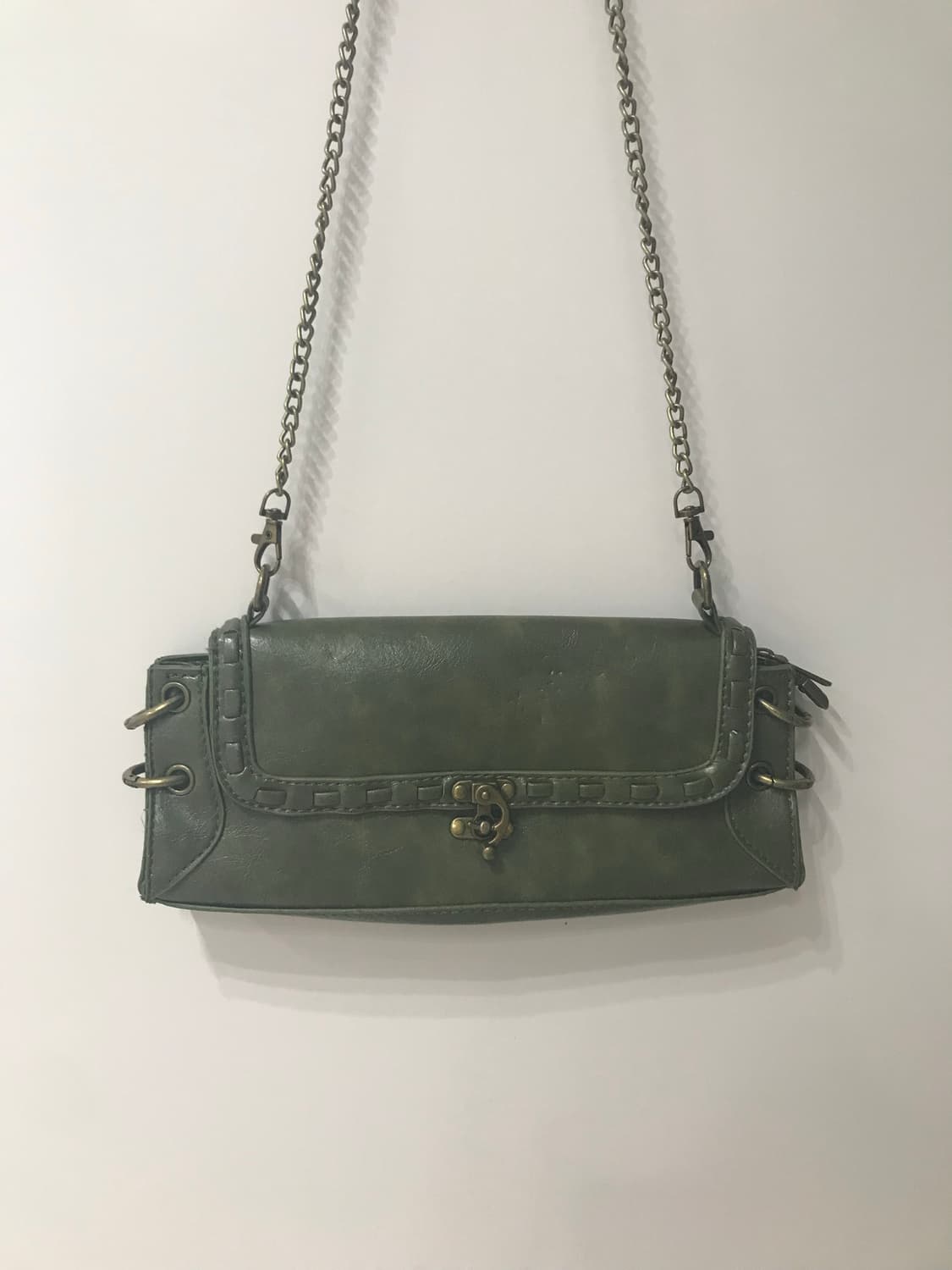 Vintage green cross bag 상품이미지2