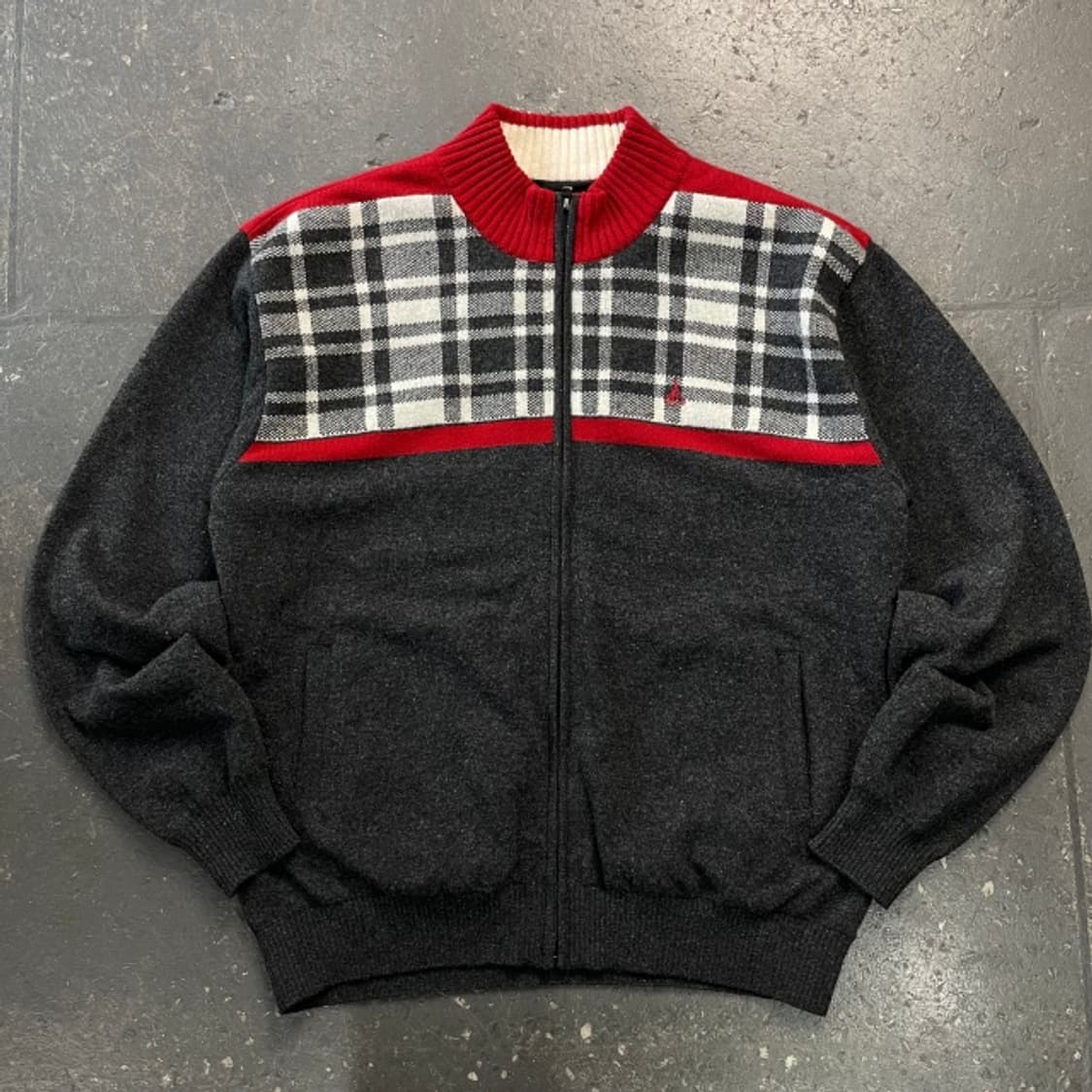 105 빈폴 골프 방풍 니트집업  상품이미지1