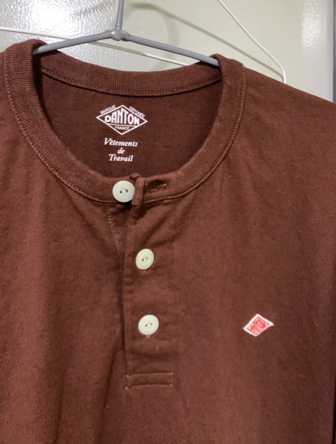 Danton 핸리넥 롱 원피스 상품이미지4