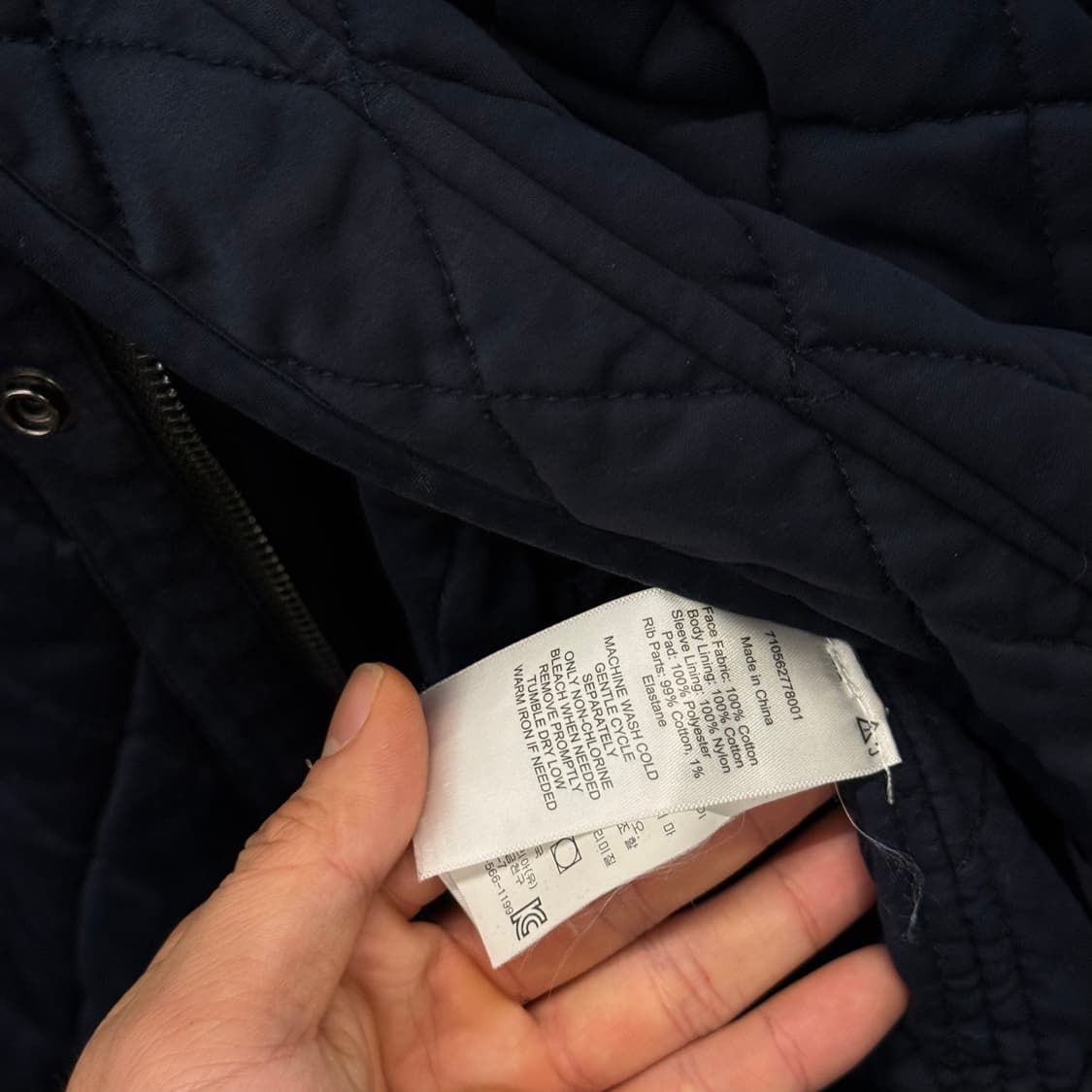 폴로 랄프로렌 신형 모델 투 웨이 집업 다이아몬드 퀼팅 봄버 자켓 퀄팅 상품이미지9