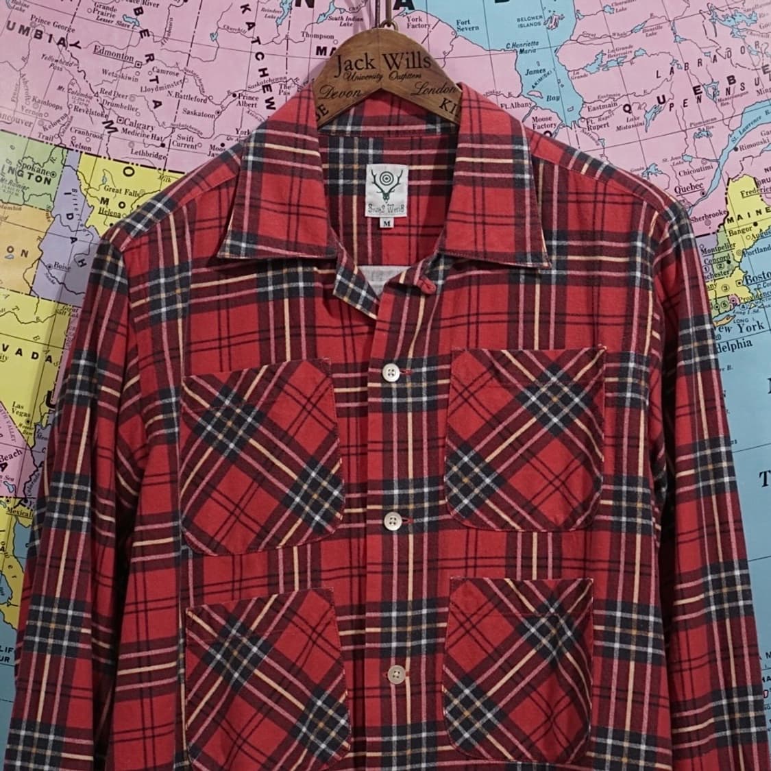 사우스2웨스트8 플란넬 포켓 셔츠 상품이미지2