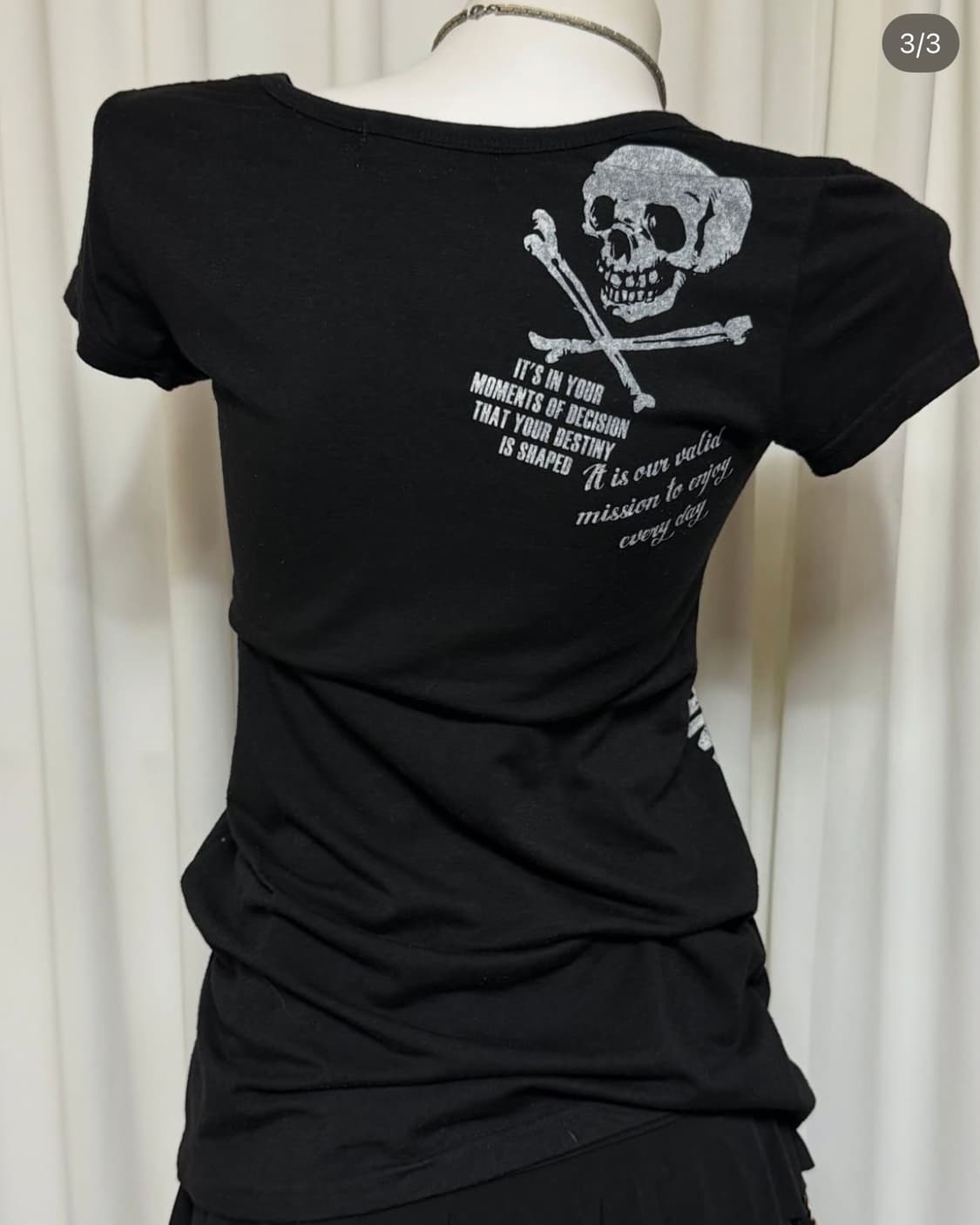 갸루펑크 Skull t shirt 상품이미지3