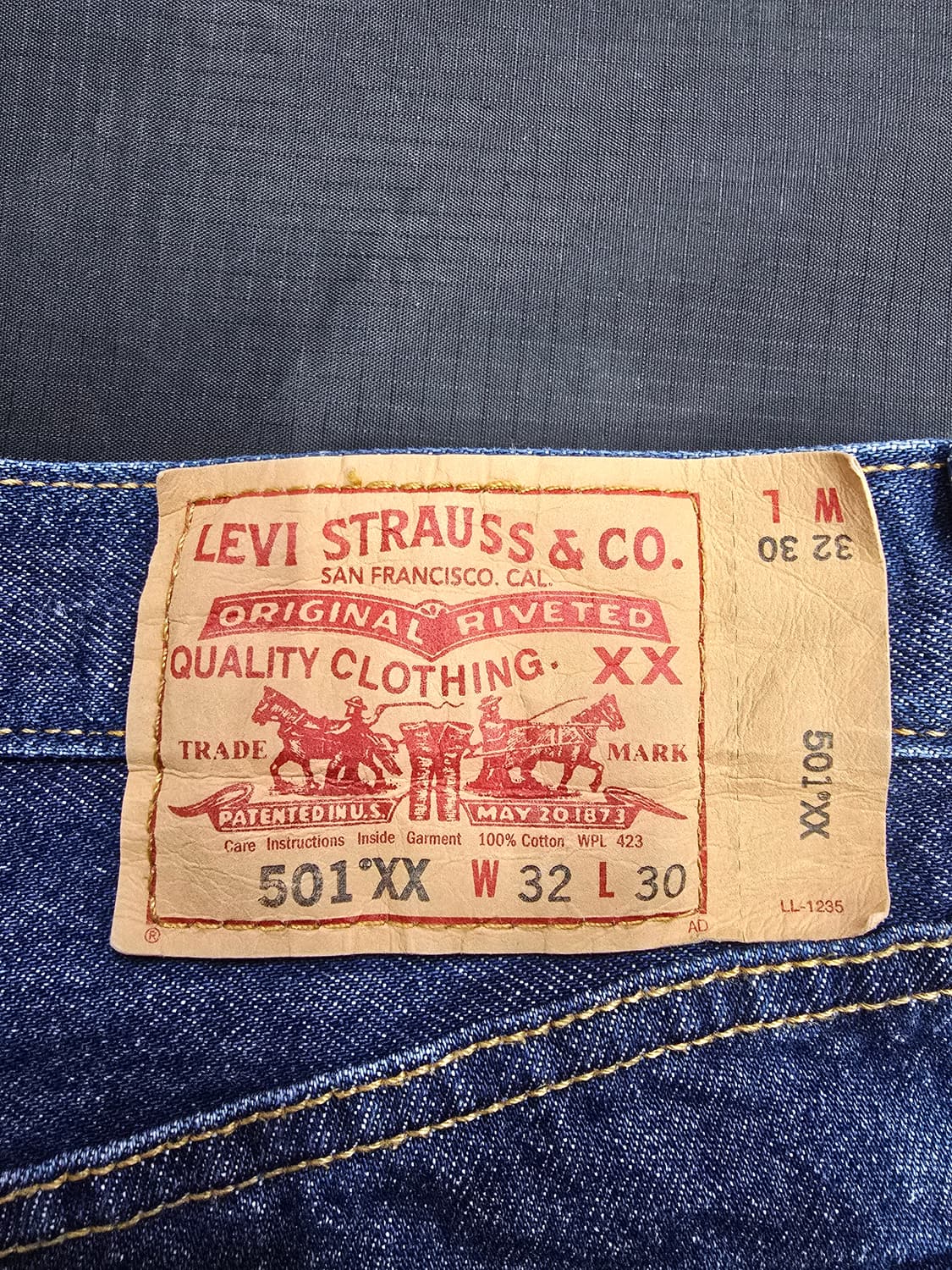 리바이스501xx  남성 빈티지 워싱32 상품이미지3