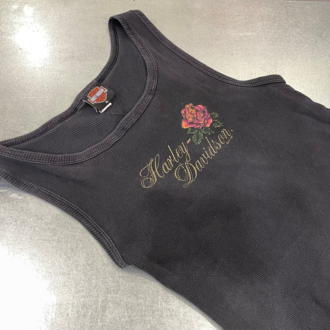  (XL) Harley Davidson 할리 프린팅 슬리브리스   상품이미지7