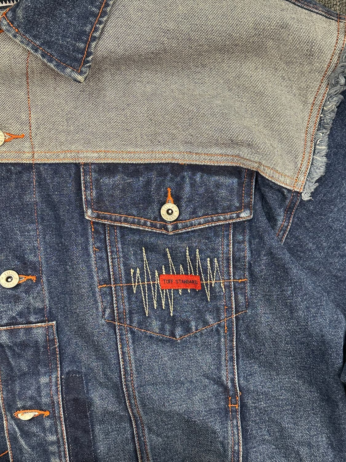 OS)Texas Tuff standard 아메리칸 빈티지 패치워크 데님자 상품이미지5