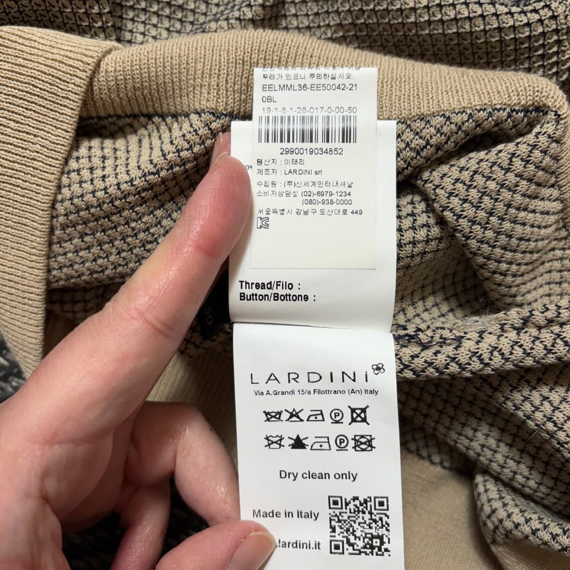 라르디니(lardini) 크루넥 니트(100) 상품이미지6