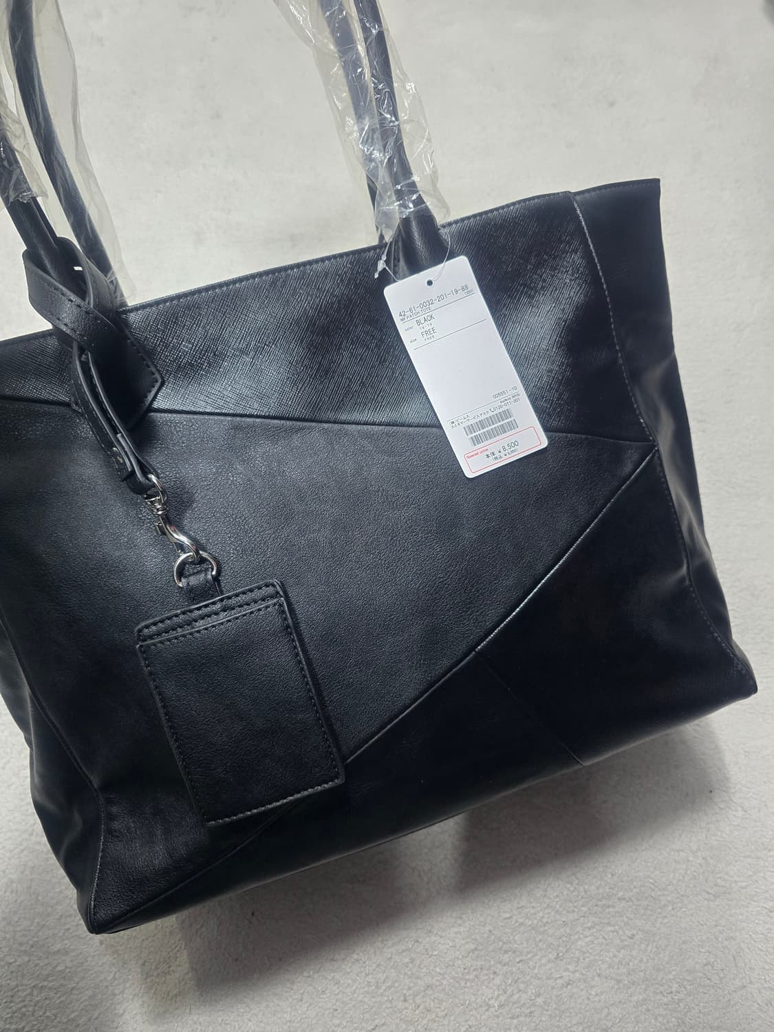 빔즈 하트 패치워크 레더 토트백 새상품 상품이미지3