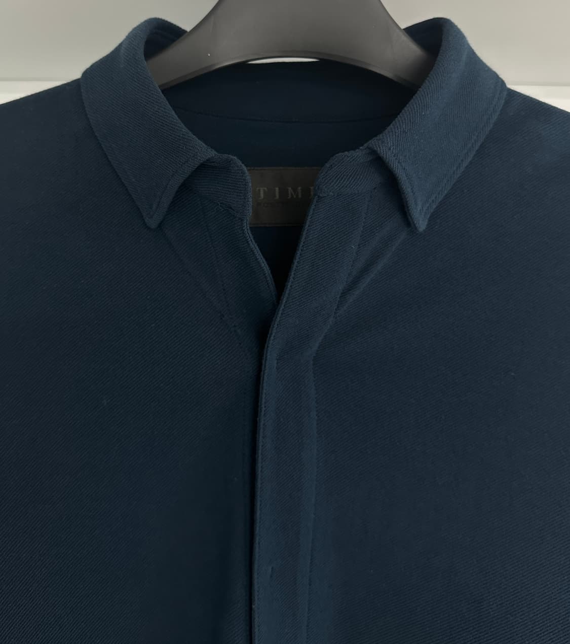 [타임] 남성 네이비 긴팔 카라티 상품이미지3