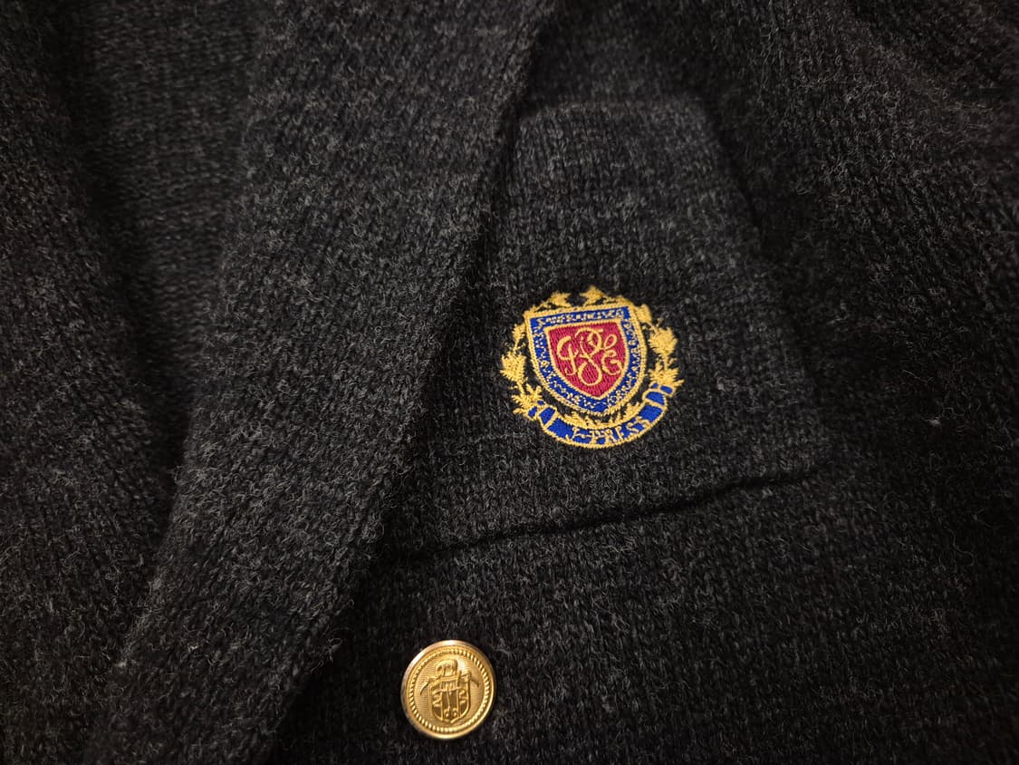 90s J PRESS 금장버튼 더블브레스트 가디건 상품이미지5